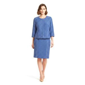 NWT LAUNDRY BY SHELLI SEGAL 2-Piece Blazer & Pencil Skirt Set - Size 14